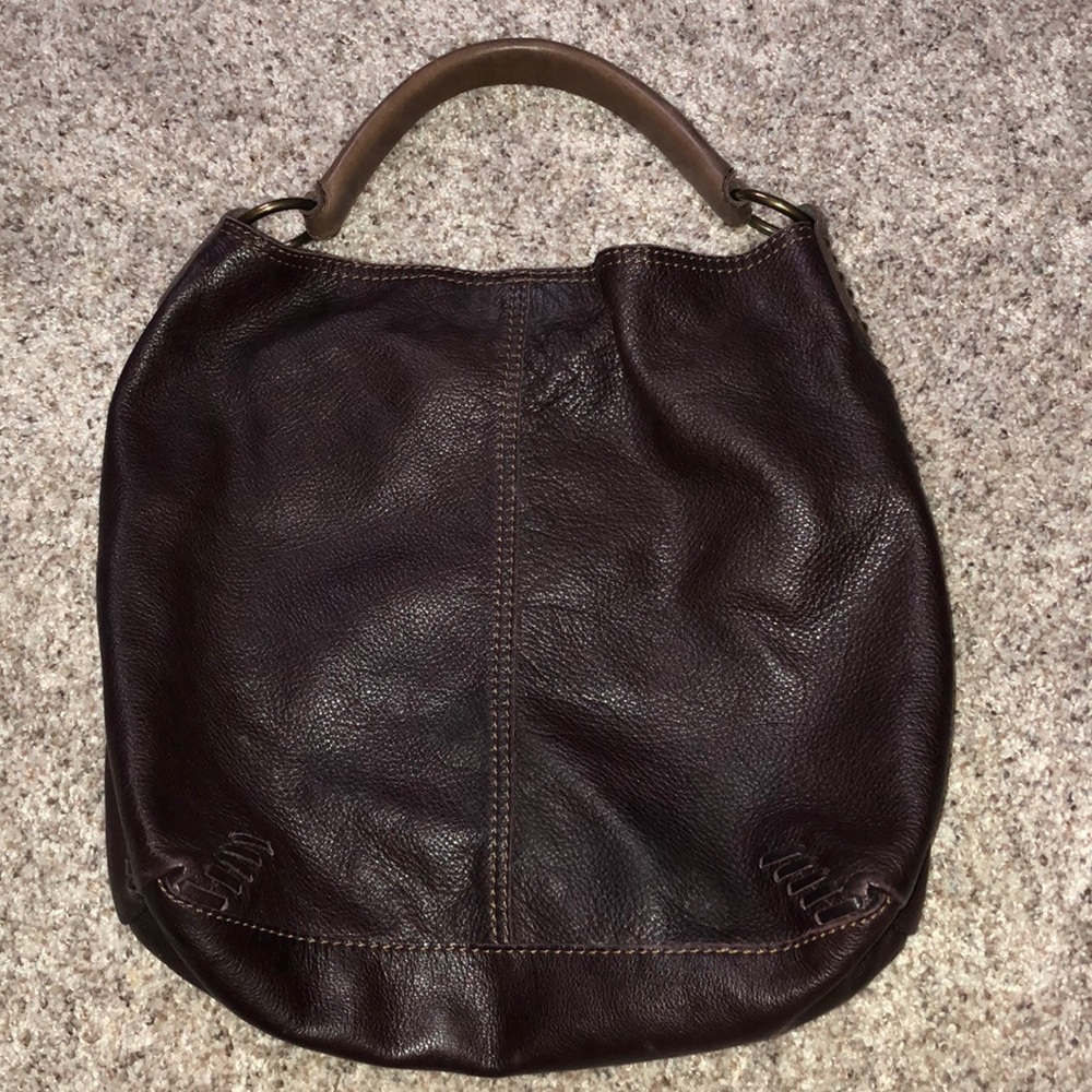 Lucky brand leather hobo bag
